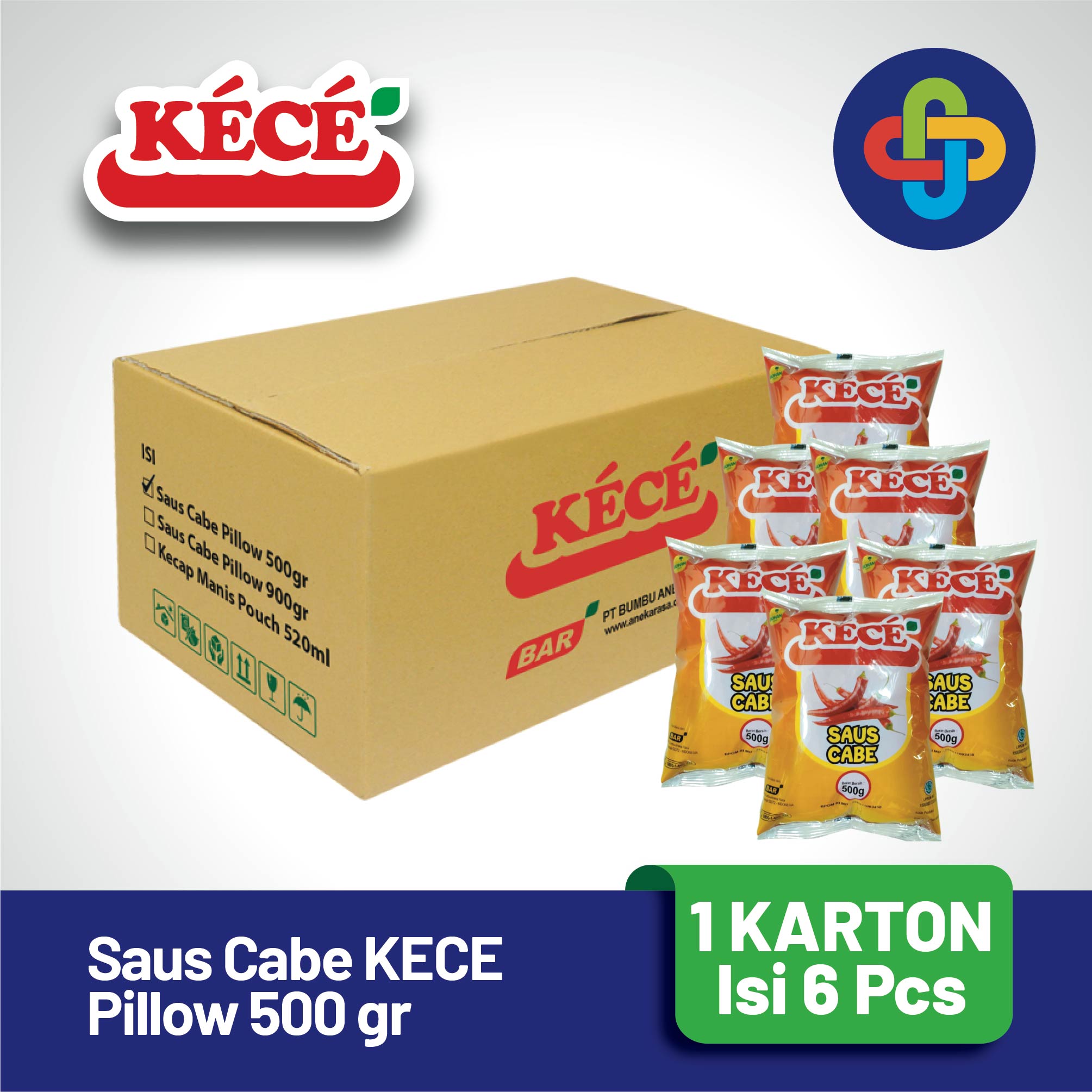 Saus Cabe KECE Pillow 500 gr